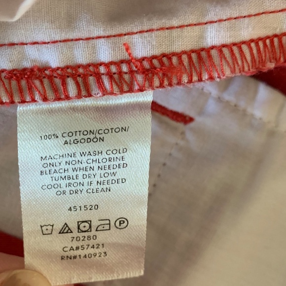 LOFT Red Chino 4" Shorts - EUC - Sz 4 - Picture 3 of 4